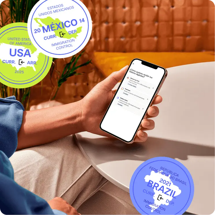 Depósitos locales para mover tu dinero o cripto por el mundo